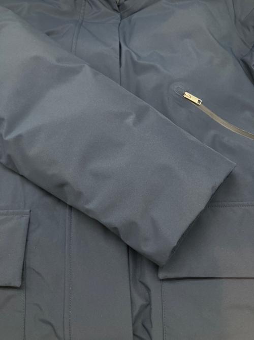 AIGLE（エーグル）AIGLE (エーグル) インサレーションフーデッドジャケット ネイビー サイズ:40の古着・服飾アイテム