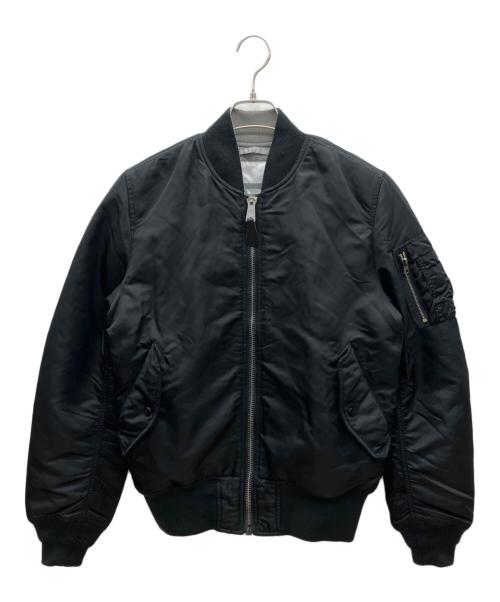 ALPHA INDUSTRIES（アルファインダストリーズ）ALPHA INDUSTRIES (アルファインダストリーズ) フライトジャケット ブラック サイズ:Ｍの古着・服飾アイテム