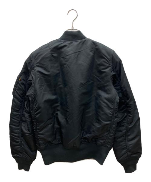 ALPHA INDUSTRIES（アルファインダストリーズ）ALPHA INDUSTRIES (アルファインダストリーズ) フライトジャケット ブラック サイズ:Ｍの古着・服飾アイテム
