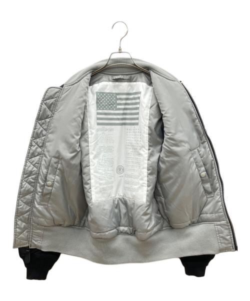 ALPHA INDUSTRIES（アルファインダストリーズ）ALPHA INDUSTRIES (アルファインダストリーズ) フライトジャケット ブラック サイズ:Ｍの古着・服飾アイテム