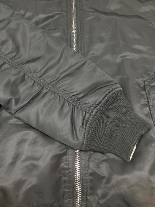 ALPHA INDUSTRIES（アルファインダストリーズ）ALPHA INDUSTRIES (アルファインダストリーズ) フライトジャケット ブラック サイズ:Ｍの古着・服飾アイテム