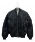 ALPHA INDUSTRIES（アルファインダストリーズ）の古着「フライトジャケット」｜ブラック