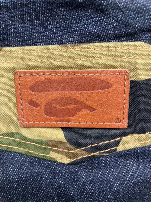 A BATHING APE（アベイシングエイプ）A BATHING APE (アベイシングエイプ) デニムパンツ インディゴ サイズ:Sの古着・服飾アイテム