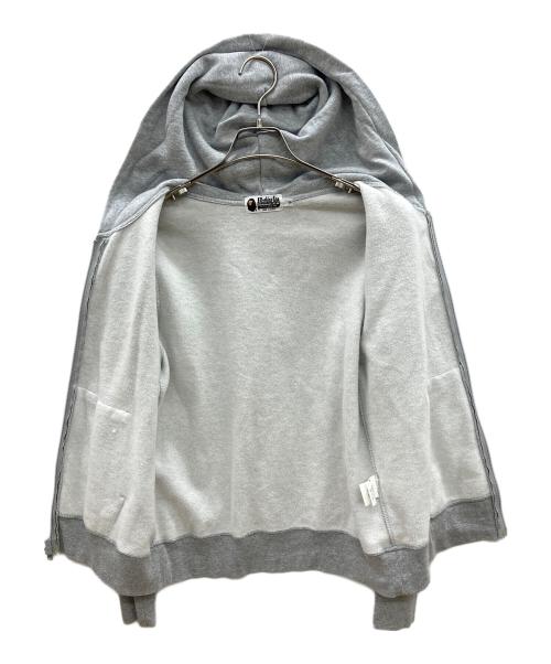 A BATHING APE（アベイシングエイプ）A BATHING APE (アベイシングエイプ) ジップパーカー グレー サイズ:Sの古着・服飾アイテム
