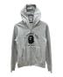 A BATHING APE（アベイシングエイプ）の古着「ジップパーカー」｜グレー