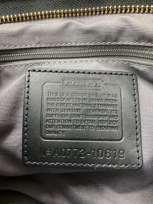 COACH（コーチ）COACH (コーチ) ワンショルダーバッグ ブラックの古着・服飾アイテム
