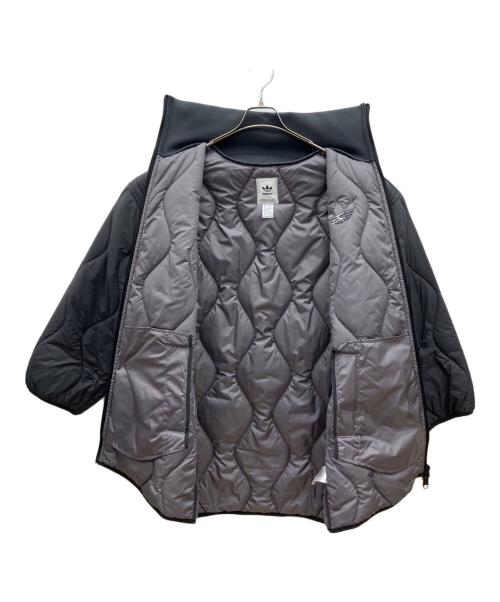 adidas（アディダス）adidas (アディダス) キルテッドジャケット ブラック サイズ:Ｍの古着・服飾アイテム