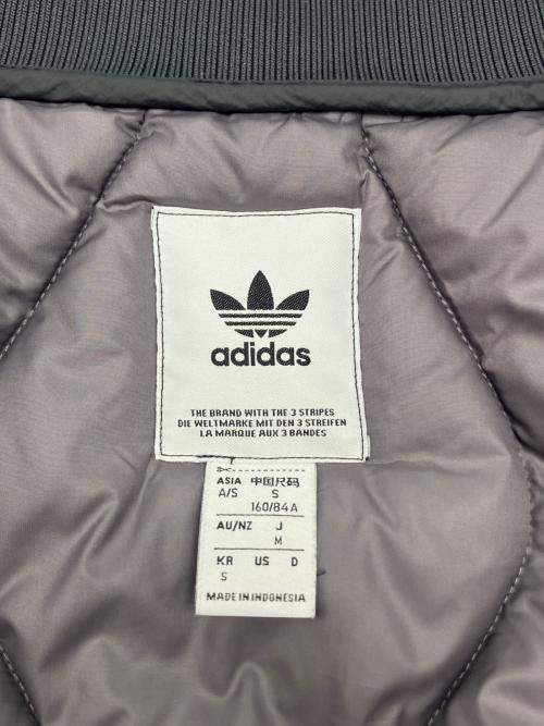 adidas（アディダス）adidas (アディダス) キルテッドジャケット ブラック サイズ:Ｍの古着・服飾アイテム