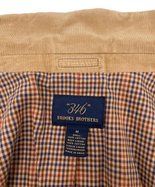 346 BROOKS BROTHERS（346 ブルックスブラザーズ）346 BROOKS BROTHERS (346 ブルックスブラザーズ) テーラードジャケット ベージュ サイズ:Ｍの古着・服飾アイテム