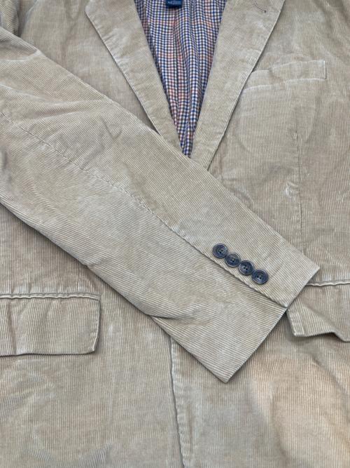 346 BROOKS BROTHERS（346 ブルックスブラザーズ）346 BROOKS BROTHERS (346 ブルックスブラザーズ) テーラードジャケット ベージュ サイズ:Ｍの古着・服飾アイテム