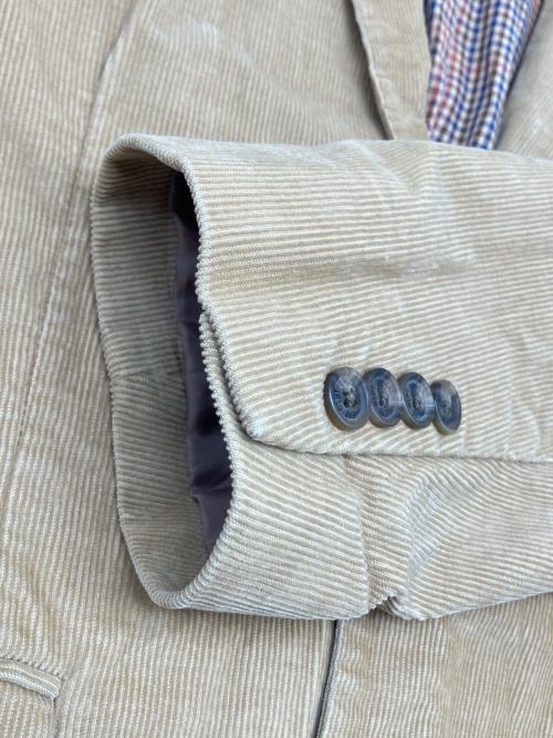 346 BROOKS BROTHERS（346 ブルックスブラザーズ）346 BROOKS BROTHERS (346 ブルックスブラザーズ) テーラードジャケット ベージュ サイズ:Ｍの古着・服飾アイテム