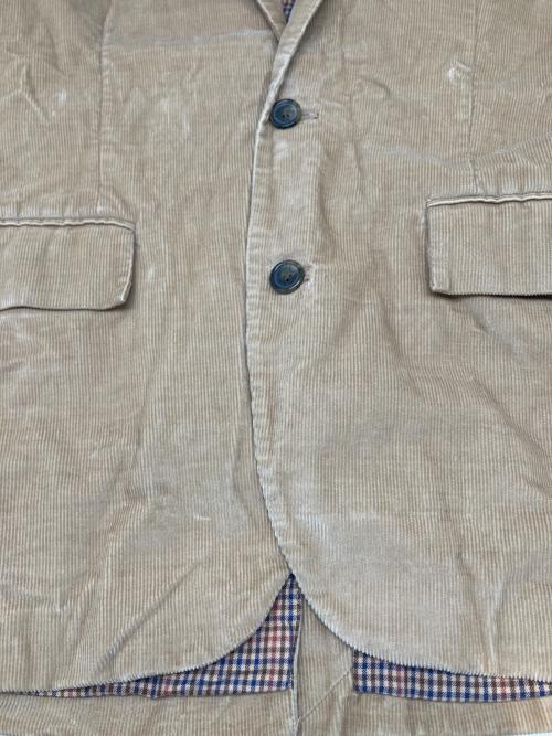 346 BROOKS BROTHERS（346 ブルックスブラザーズ）346 BROOKS BROTHERS (346 ブルックスブラザーズ) テーラードジャケット ベージュ サイズ:Ｍの古着・服飾アイテム