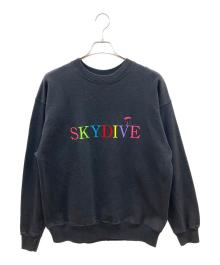 Hanes（ヘインズ）の古着「スウェット　SKY DIVER 90's USA製」｜ブラック