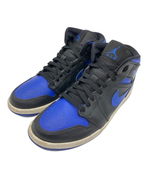 NIKE（ナイキ）NIKE (ナイキ) Air Jordan 1 Mid ブルー×ブラック サイズ:26cmの古着・服飾アイテム