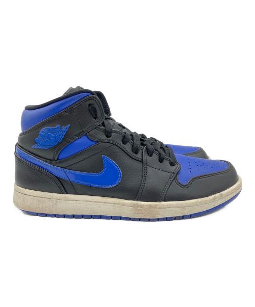 NIKE（ナイキ）NIKE (ナイキ) Air Jordan 1 Mid ブルー×ブラック サイズ:26cmの古着・服飾アイテム