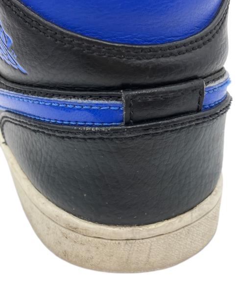 NIKE（ナイキ）NIKE (ナイキ) Air Jordan 1 Mid ブルー×ブラック サイズ:26cmの古着・服飾アイテム