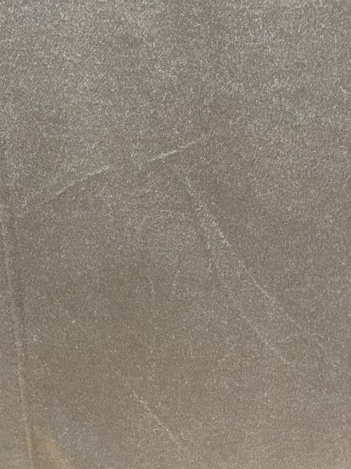 SIMPLICITE（シンプリシテ）SIMPLICITE (シンプリシテ) ノーカラーコート　2025年モデル ブラウン×ブルー サイズ:Ｍの古着・服飾アイテム