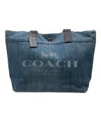 COACHコーチ）の古着「トートバッグ」｜インディゴ