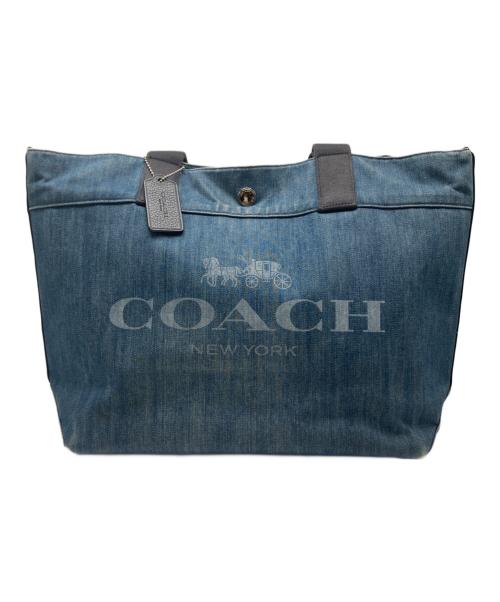 COACH（コーチ）COACH (コーチ) トートバッグ インディゴの古着・服飾アイテム