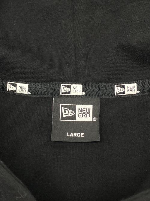 New Era（ニューエラ）New Era (ニューエラ) プルオーバーパーカー ブラック サイズ:Lの古着・服飾アイテム