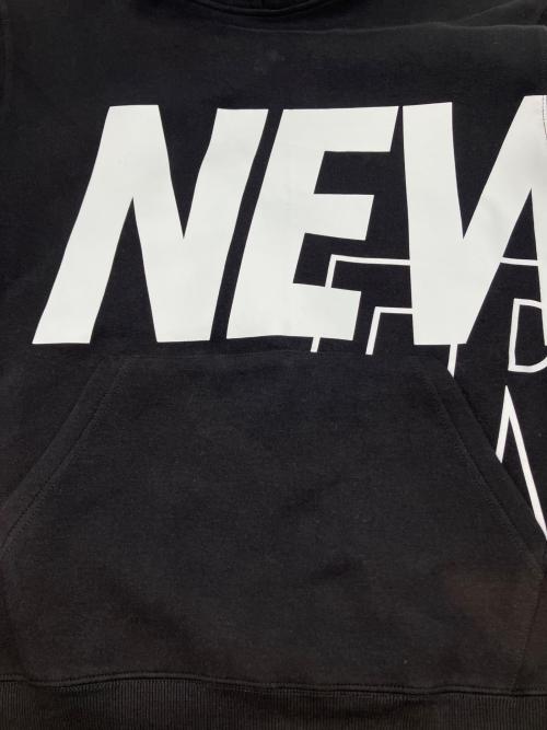 New Era（ニューエラ）New Era (ニューエラ) プルオーバーパーカー ブラック サイズ:Lの古着・服飾アイテム