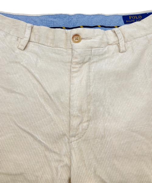POLO RALPH LAUREN（ポロ・ラルフローレン）POLO RALPH LAUREN (ポロ・ラルフローレン) コーデュロイパンツ ホワイト サイズ:W32の古着・服飾アイテム