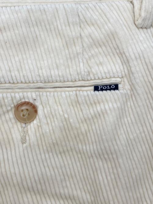 POLO RALPH LAUREN（ポロ・ラルフローレン）POLO RALPH LAUREN (ポロ・ラルフローレン) コーデュロイパンツ ホワイト サイズ:W32の古着・服飾アイテム