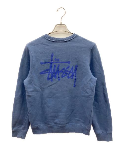 stussy（ステューシー）stussy (ステューシー) スウェット ブルー サイズ:Sの古着・服飾アイテム