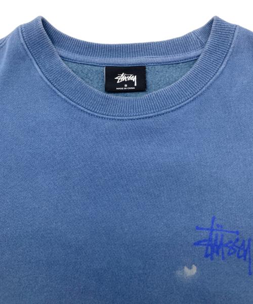 stussy（ステューシー）stussy (ステューシー) スウェット ブルー サイズ:Sの古着・服飾アイテム