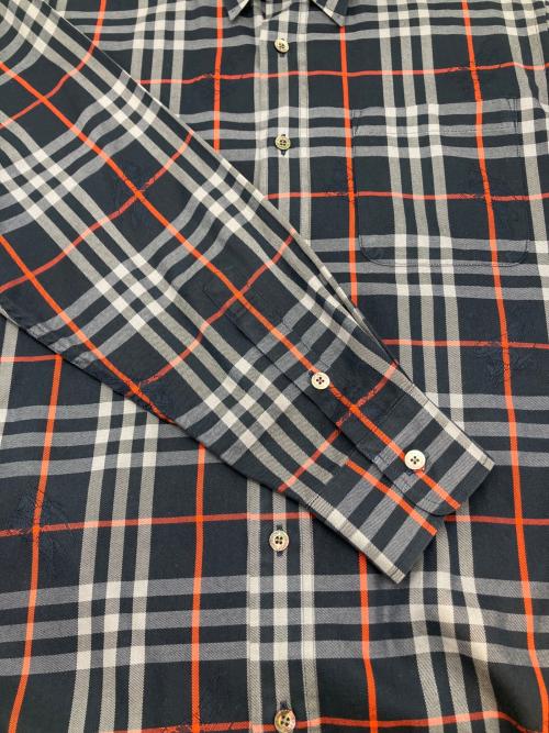 Burberry's（バーバリーズ）Burberry's (バーバリーズ) 長袖シャツ　シャドーホース ネイビー サイズ:Ｍの古着・服飾アイテム