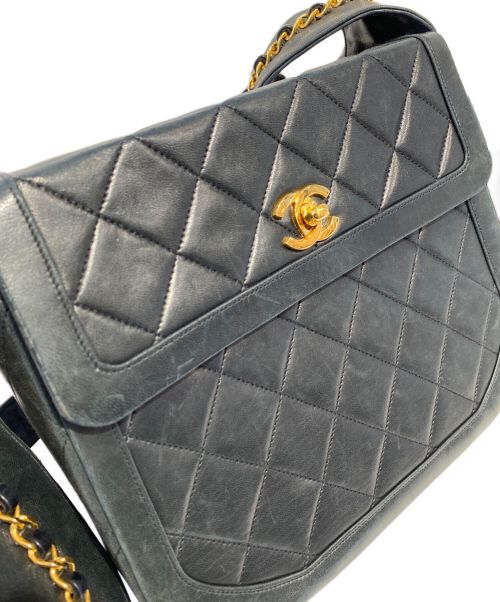 CHANEL（シャネル）CHANEL (シャネル) マトラッセセミショルダーバッグ ブラック サイズ:-の古着・服飾アイテム