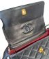 中古・古着 CHANEL (シャネル) マトラッセセミショルダーバッグ ブラック サイズ:-：200000円