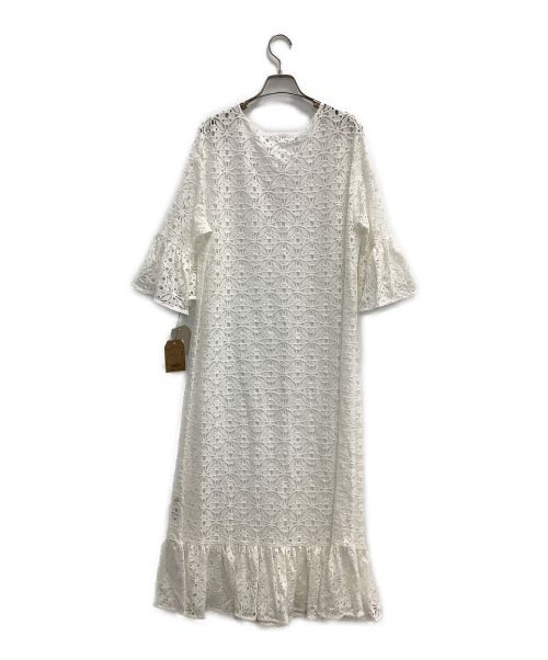 CREDONA（クレドナ）CREDONA (クレドナ) レースワンピース アイボリー サイズ:free 未使用品の古着・服飾アイテム
