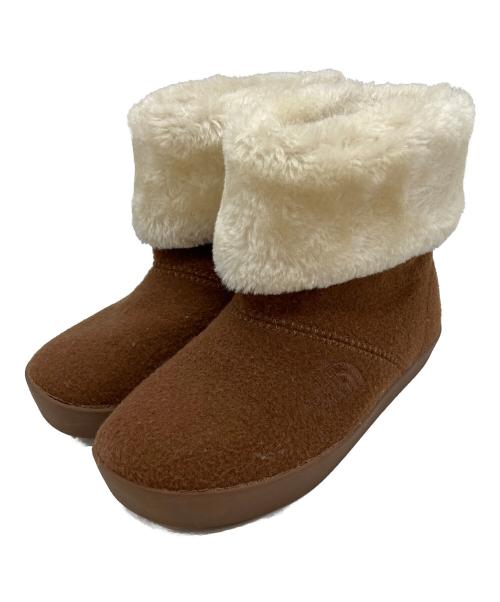 THE NORTH FACE（ザ ノース フェイス）THE NORTH FACE (ザ ノース フェイス) ウィンターウールキャンプブーティ ブラウン サイズ:20cmの古着・服飾アイテム