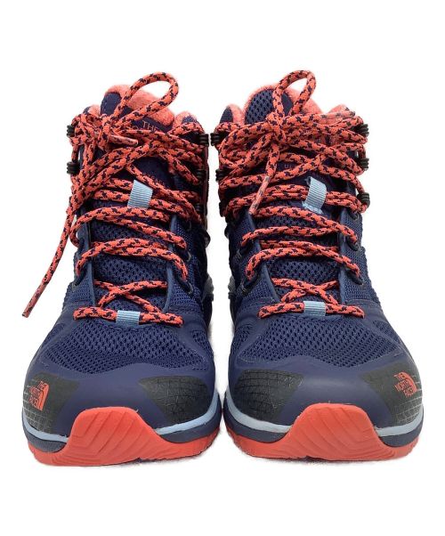 THE NORTH FACE（ザ ノース フェイス）THE NORTH FACE (ザ ノース フェイス) トレッキングシューズ ネイビー×オレンジ サイズ:22.5の古着・服飾アイテム