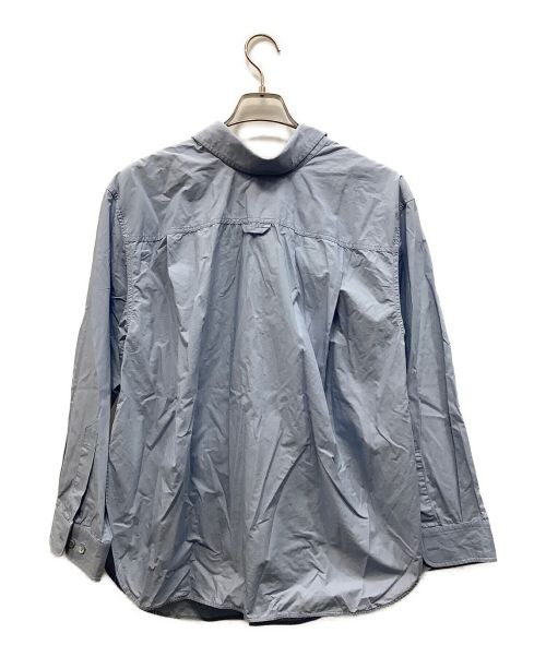 BALENCIAGA（バレンシアガ）BALENCIAGA (バレンシアガ) スウィングカラー長袖シャツ スカイブルー サイズ:36の古着・服飾アイテム
