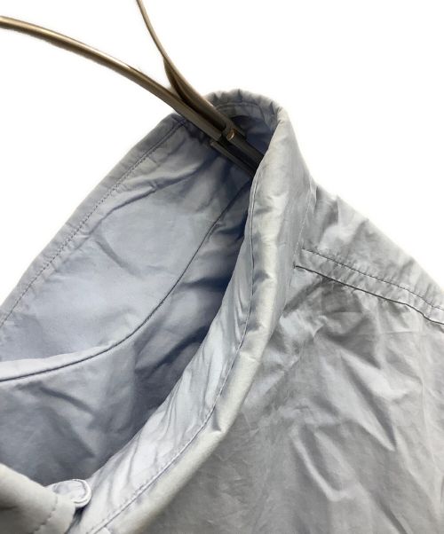 BALENCIAGA（バレンシアガ）BALENCIAGA (バレンシアガ) スウィングカラー長袖シャツ スカイブルー サイズ:36の古着・服飾アイテム