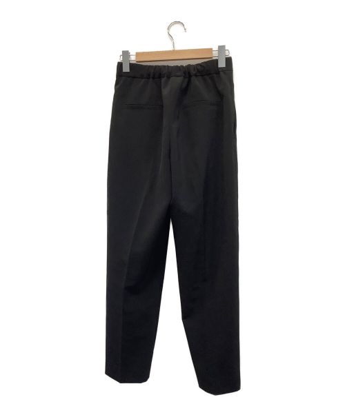 DEPAREILLE（デパリエ）DEPAREILLE (デパリエ) センタープリーツタックパンツ ブラック サイズ:38の古着・服飾アイテム