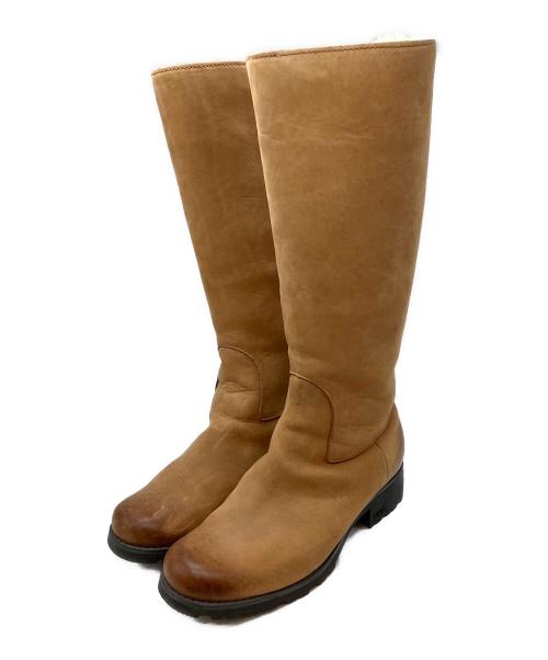 UGG（アグ）UGG (アグ) サイドジップロングブーツ ベージュ サイズ:24.5㎝の古着・服飾アイテム