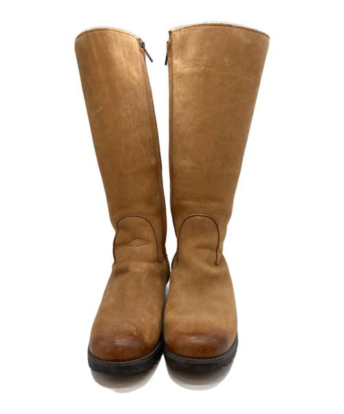 UGG（アグ）UGG (アグ) サイドジップロングブーツ ベージュ サイズ:24.5㎝の古着・服飾アイテム