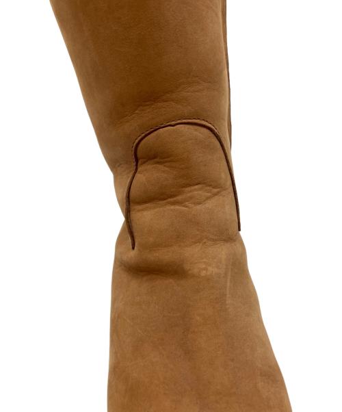 UGG（アグ）UGG (アグ) サイドジップロングブーツ ベージュ サイズ:24.5㎝の古着・服飾アイテム