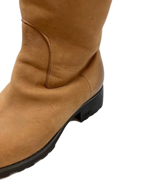 UGG（アグ）UGG (アグ) サイドジップロングブーツ ベージュ サイズ:24.5㎝の古着・服飾アイテム