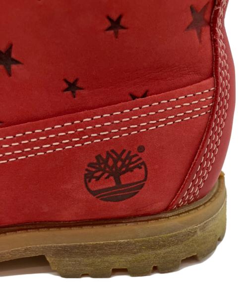 Timberland（ティンバーランド）Timberland (ティンバーランド) TOMMY (トミー) レースアップ ブーツ レッド サイズ:6Mの古着・服飾アイテム