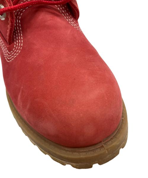 Timberland（ティンバーランド）Timberland (ティンバーランド) TOMMY (トミー) レースアップ ブーツ レッド サイズ:6Mの古着・服飾アイテム