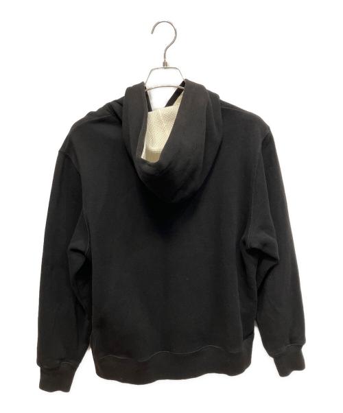 POLO JEANS CO.（ポロジーンズカンパニー）POLO JEANS CO. (ポロジーンズカンパニー) サーマル プルオーバーパーカー ブラック サイズ:Mの古着・服飾アイテム