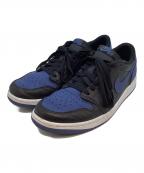 NIKEナイキ）の古着「Air Jordan 1 Low OG」｜ネイビー×ブラック