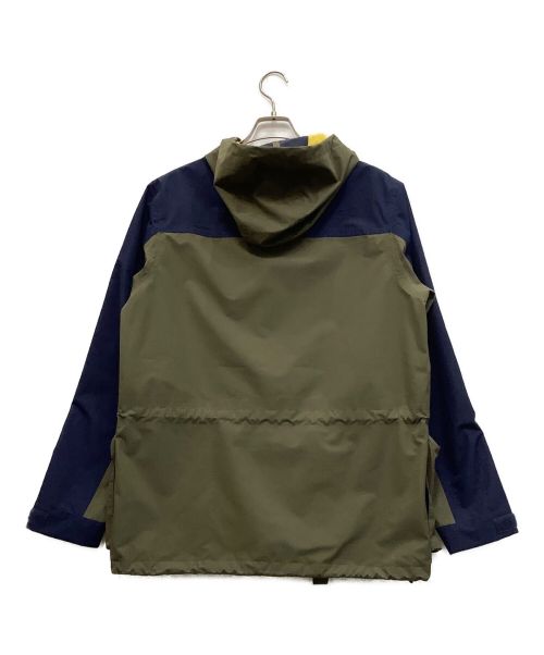 POLO RALPH LAUREN（ポロ・ラルフローレン）POLO RALPH LAUREN (ポロ・ラルフローレン) ハイテックマウンテンパーカー カーキ×ネイビー サイズ:Ｍの古着・服飾アイテム