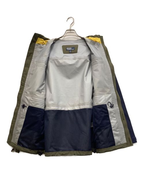 POLO RALPH LAUREN（ポロ・ラルフローレン）POLO RALPH LAUREN (ポロ・ラルフローレン) ハイテックマウンテンパーカー カーキ×ネイビー サイズ:Ｍの古着・服飾アイテム