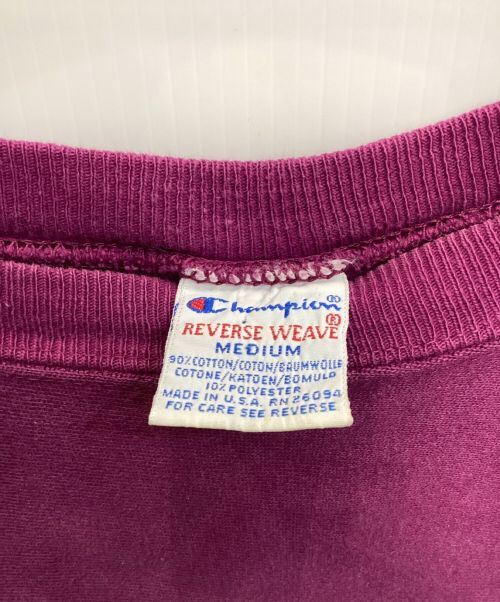 Champion REVERSE WEAVE（チャンピオン リバース ウィーブ）Champion REVERSE WEAVE (チャンピオンリバースウィーブ) スウェット パープル サイズ:Ｍの古着・服飾アイテム