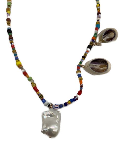 eliou（エリゥ）eliou (エリゥ) パール&ガラスビーズネックレスの古着・服飾アイテム